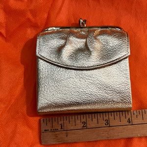 Prince Gardner crown vintage gold leather wallet NWOT